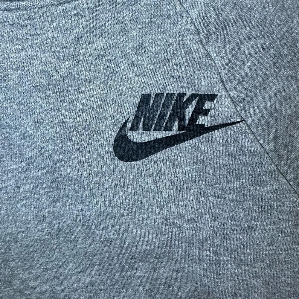 Y2K Red Tag Nike Scuba/Ninja Hoodie Size Small Grey with Black Nike logo